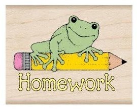Hero Arts Homework Frog D291