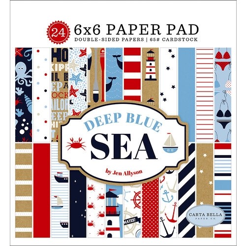 Carta Bella Deep Blue Sea Paper Pad