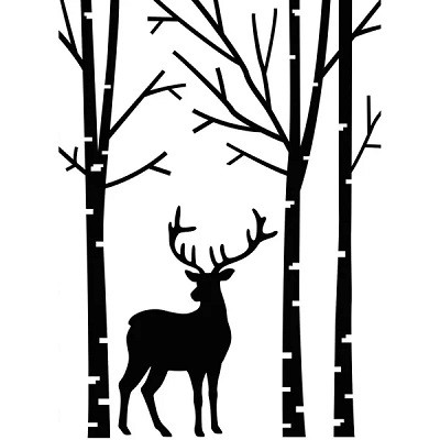 Darice Embossing Folder Deer in Forest