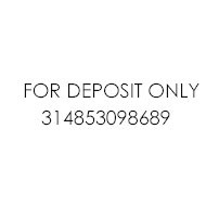 Large Custom Self Inking Stamp (4914).1 in. x 2 2/5 in.