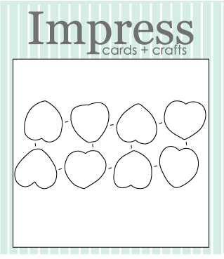 Impress Conversation Heart die set