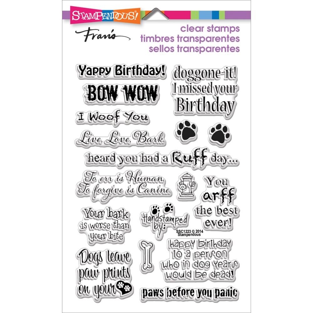 Stampendous Perfectly Clear Stamps - Dog Sayings