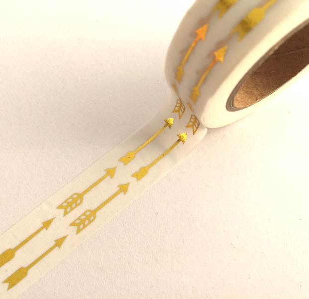 Gold Double Arrow Washi Tape