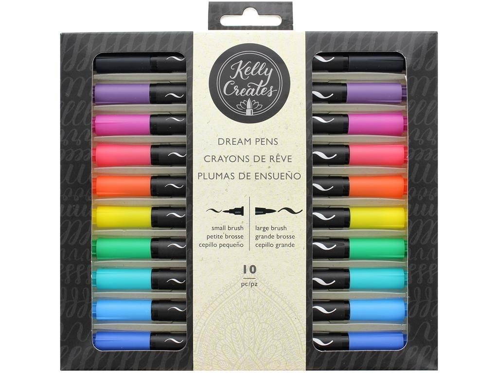 Kelly Creates Pen Dual Tip 10pc Dream Rainbow