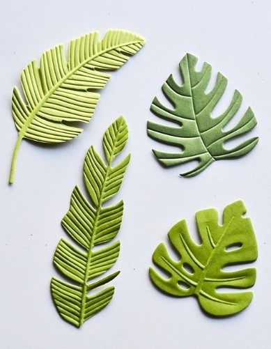 Memory Box Tropical Leaves 3D Embossing Folder and Matching Dies EF1030