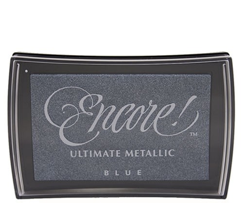 Encore Ultimate Metallic Ink Pad Blue