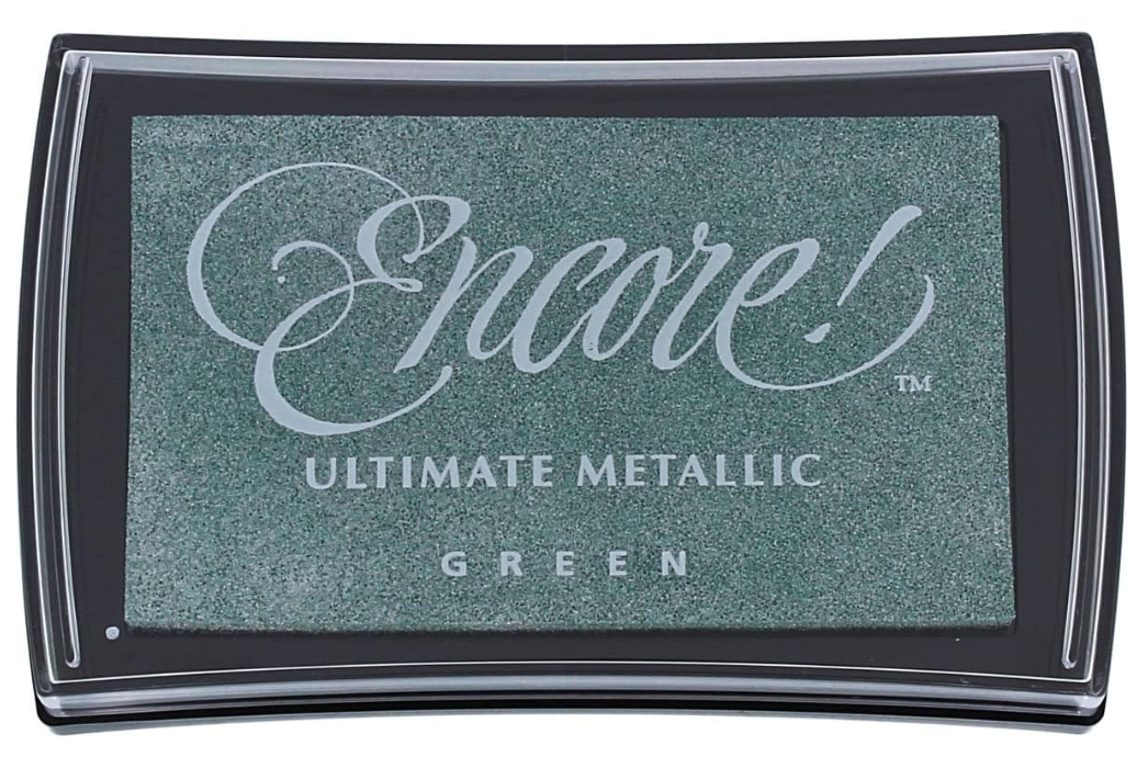 Encore Ultimate Metallic ink Pad Green
