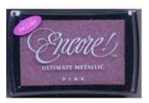Encore Ultimate Metallic Ink Pad Pink