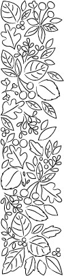 Blooming Leaf Border (F2046)