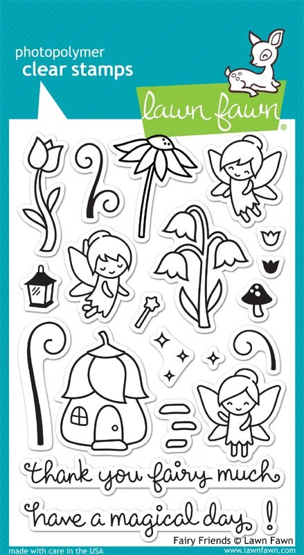 Lawn Fawn Fairy Friends clear stamps