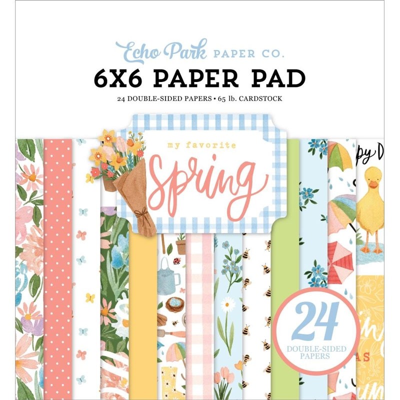 sale - Echo Park My Favorite Spring 6x6 Paper Pad