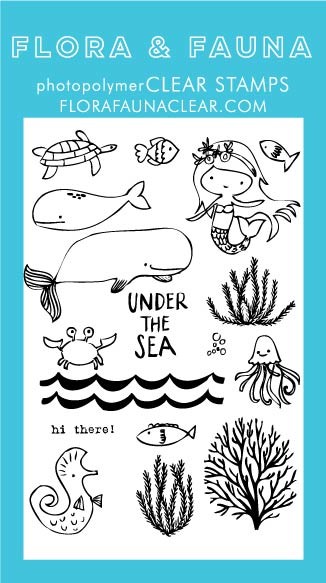 Flora & Fauna Under the Sea Clear Stamp Set