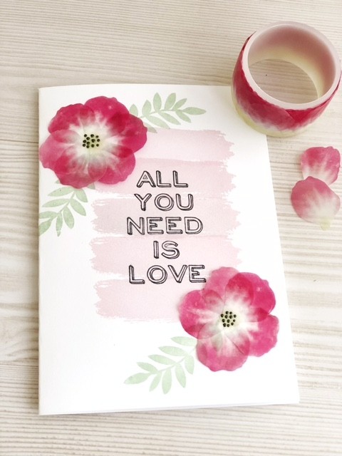 Floral Petal Washi Tape