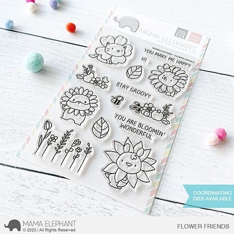 Mama Elephant Flower Friends