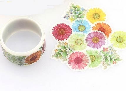 Flower Sticker Washi Tape