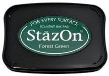 Forest Green StazOn Solvent Ink Pad