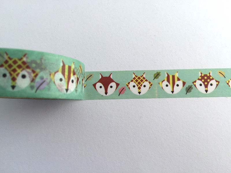 Fox Washi Tape
