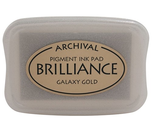 Galaxy Gold Brilliance Pigment Ink Pad