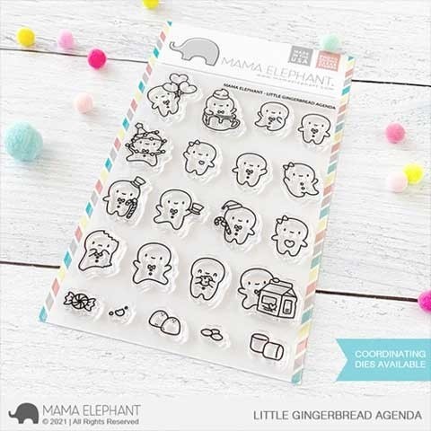 Mama Elephant Little Gingerbread Agenda Stamps