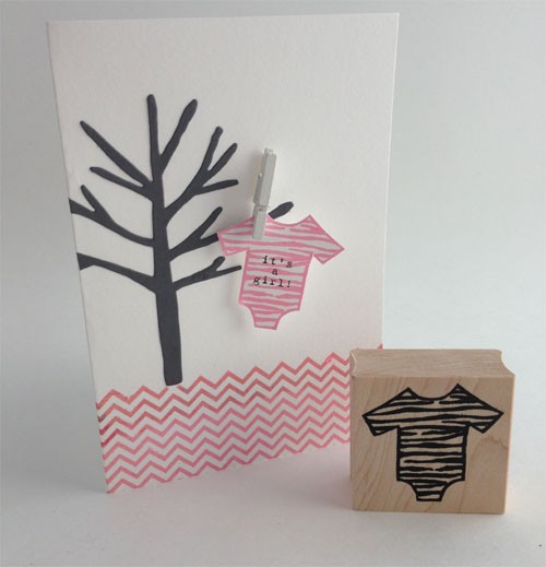 Zebra Baby Card