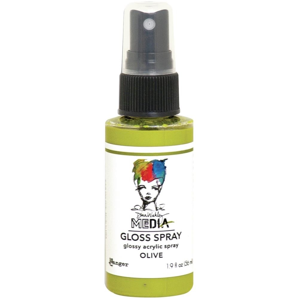 Dina Wakley Gloss Spray Olive