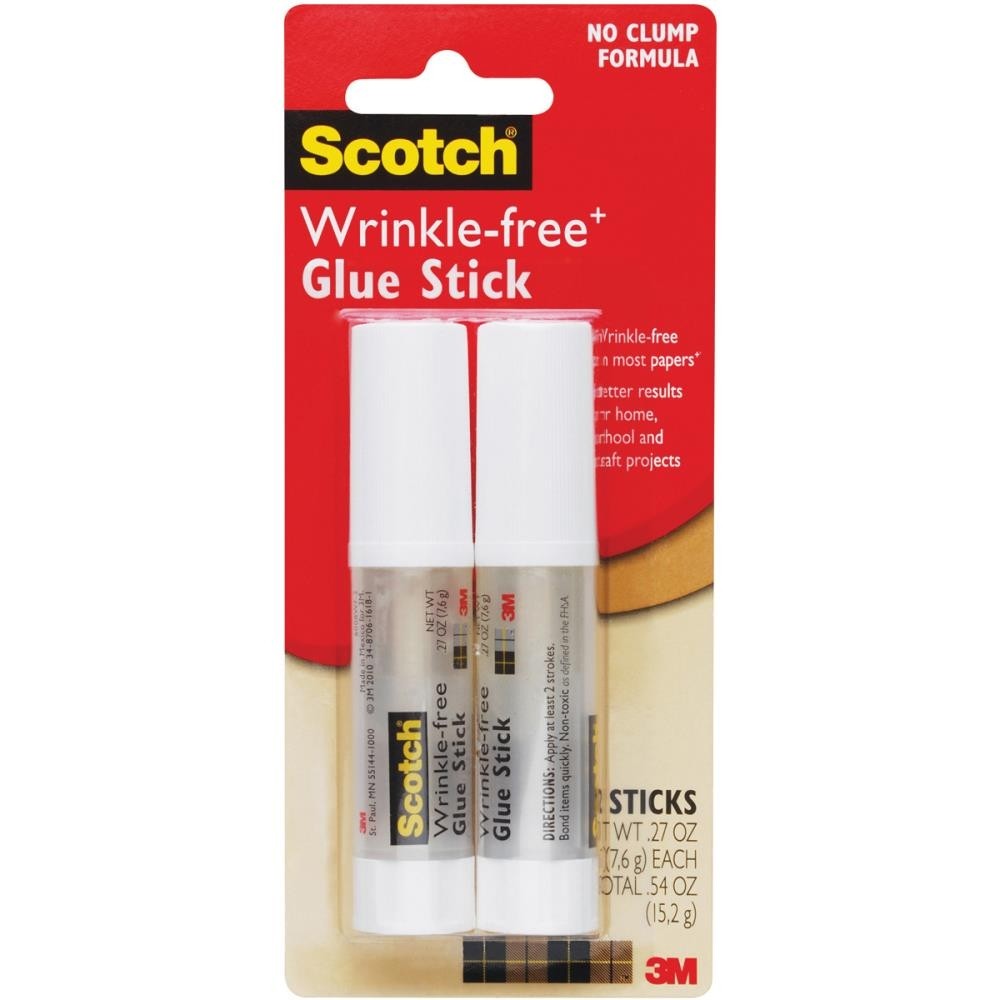 Scotch Wrinkle-Free Glue Sticks 2/Pkg