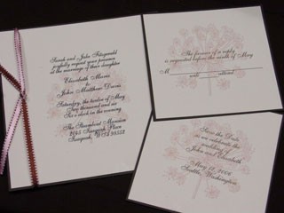 Lace Flower Invitation