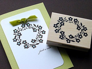 Daisy Wreath Card