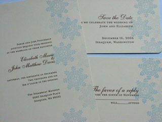 Snowflake Invitation