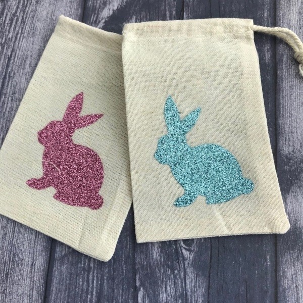 Pink Bunny Treat Bags