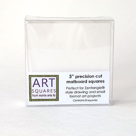 Art Squares - white 3 inch  