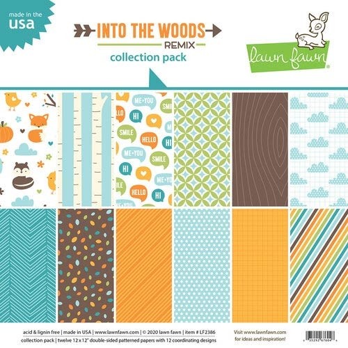 SALE - Lawn Fawn Into the Woods Remix Collection Pack 12x12