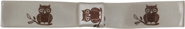 Midori Satin Tidings Ribbon Owls