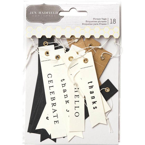 Homemade Phrase Tags