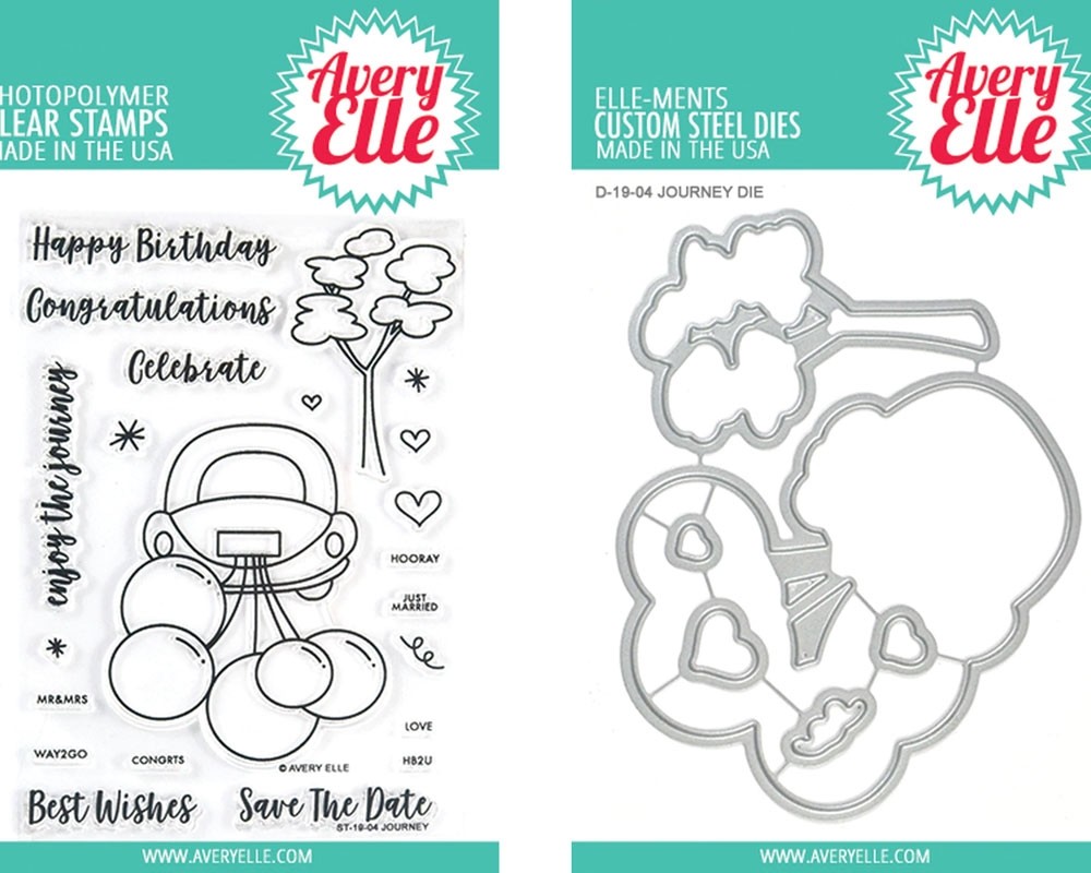 SALE - Avery Elle Journey stamp and die set