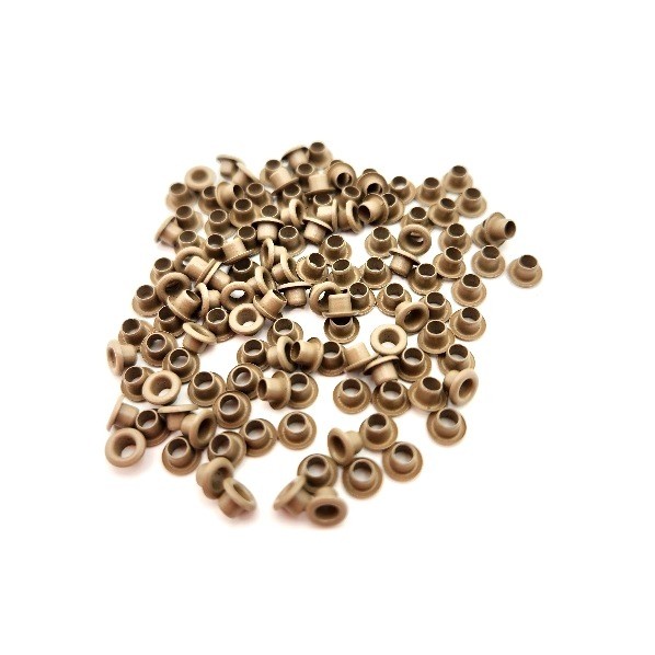 Khaki 1/8 inch Eyelets 