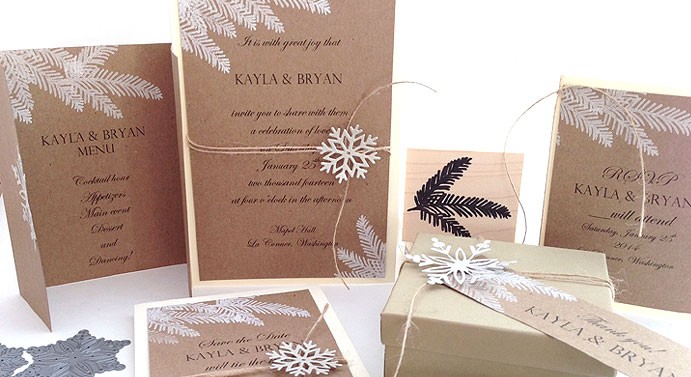 A winter wedding