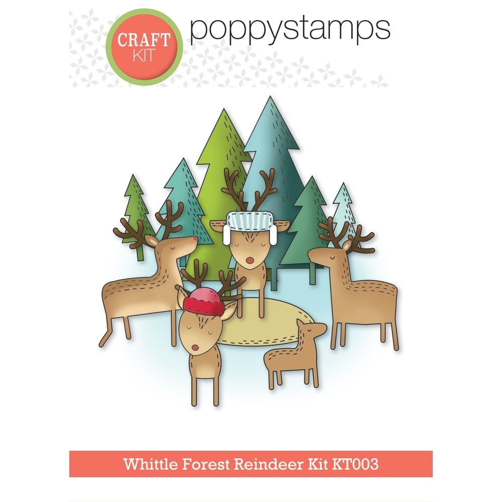 Poppystamps Whittle Forest Reindeer Kit KT003