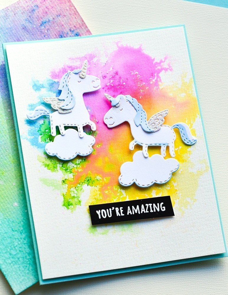 Poppystamps Whittle Rainbow Unicorn Kit KT004