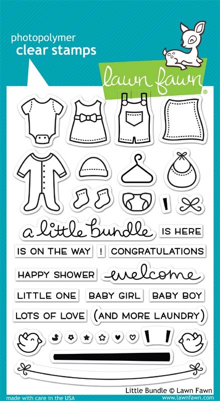 Lawn Fawn Little Bundle clear stamps