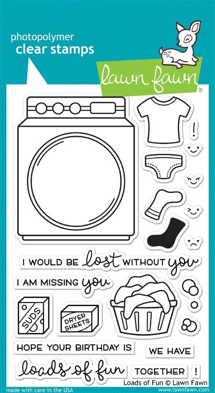 Lawn Fawn Loads of Fun clear stamps