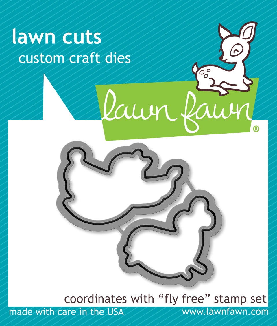 Lawn Fawn Fly Free dies