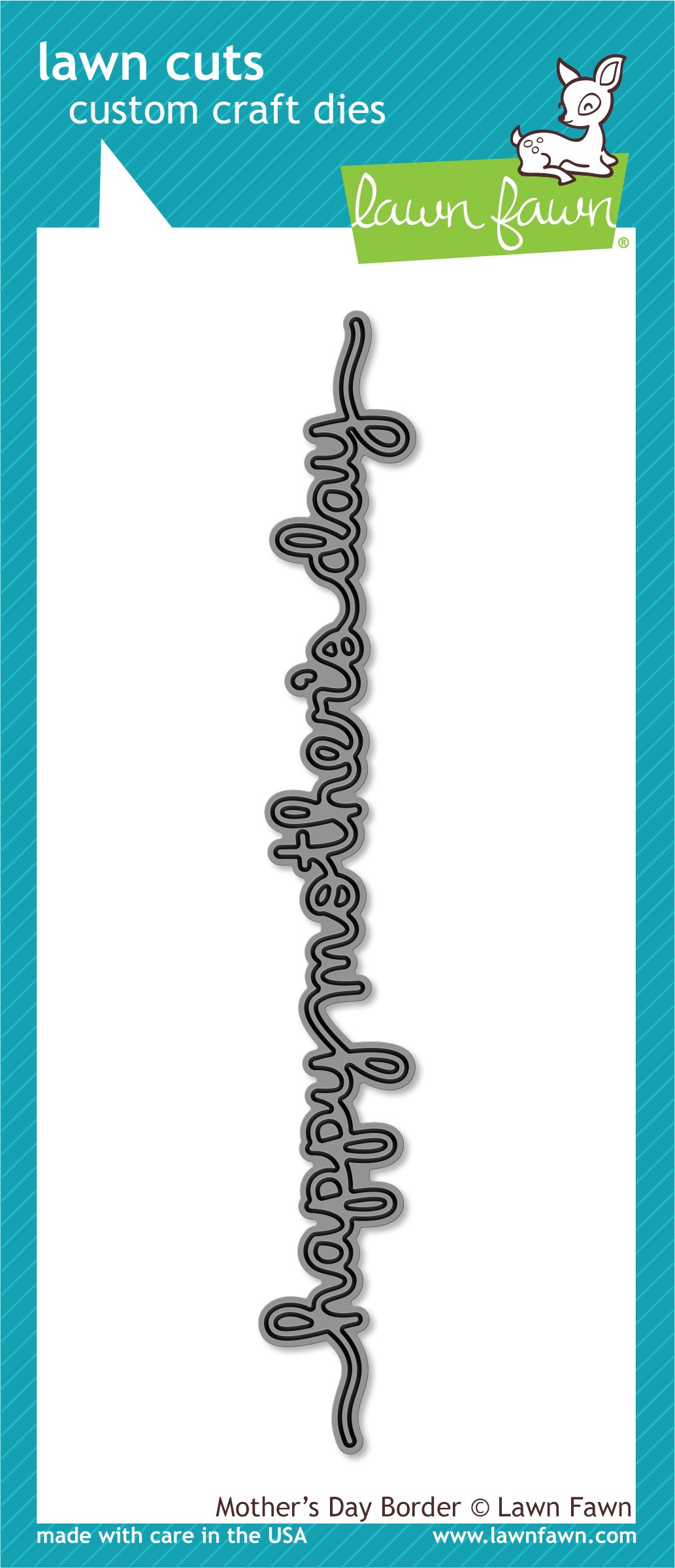 Lawn Fawn Mother's Day Border die