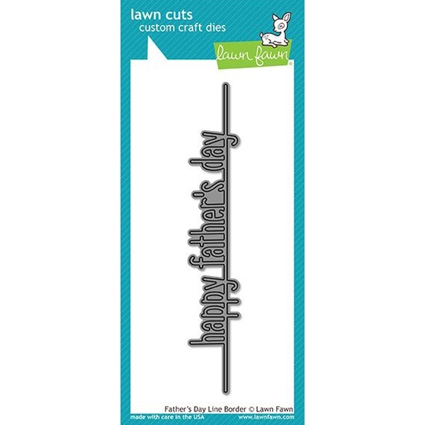 Lawn Fawn father's day line border LF1708
