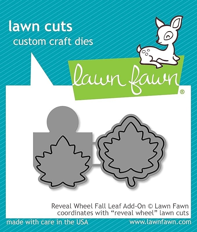 Lawn Fawn reveal wheel fall leaf add-on Lf1793