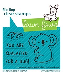 Lawn Fawn i love you(calyptus) flip-flop LF2564