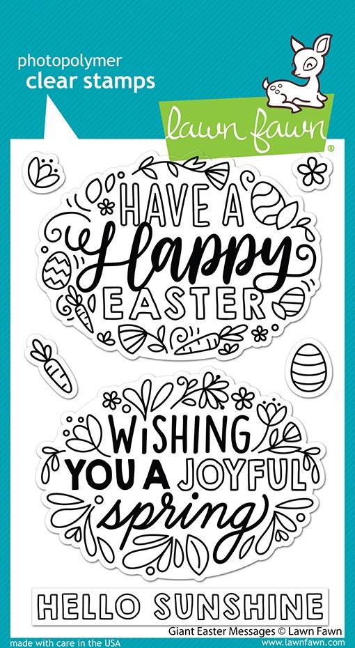 Lawn Fawn giant easter messages LF2784