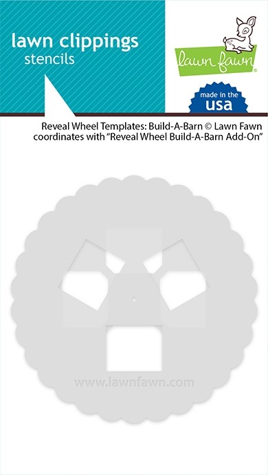 Lawn Fawn reveal wheel templates: build-a-barn LF2798