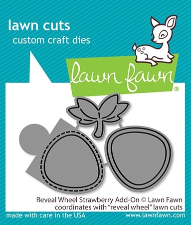 Lawn Fawn reveal wheel strawberry add-on LF2820