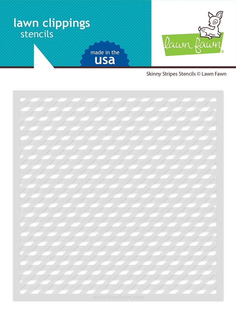 Lawn Fawn skinny stripes stencils LF2822